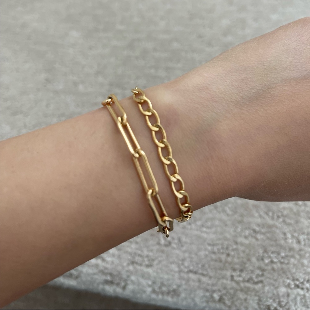 14K gold filled bracelets by Love Me Knots